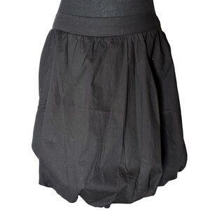 MONTEAU LOS ANGELES New Black Balloon Bubble Skirt Mini Puffball Y2K Size Large